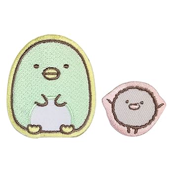 Amazon.co.jp: すみっコぐらし ワッペン ぺんぎん?とにせつむり